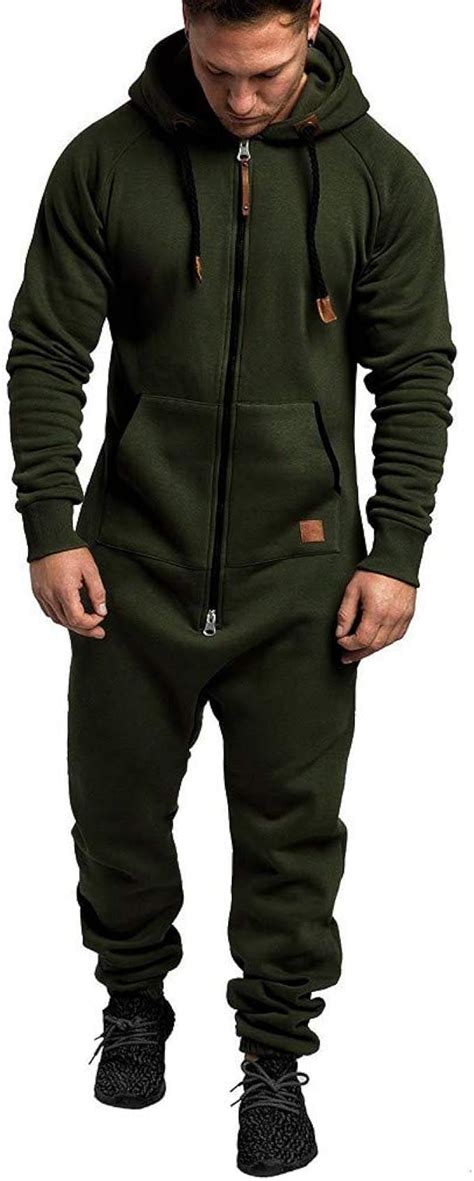 men's onesie sweatsuit.